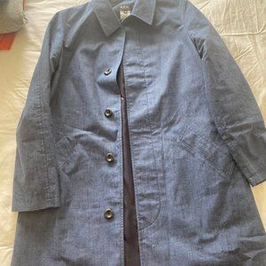 APC Denim Mid Length Coat- Small